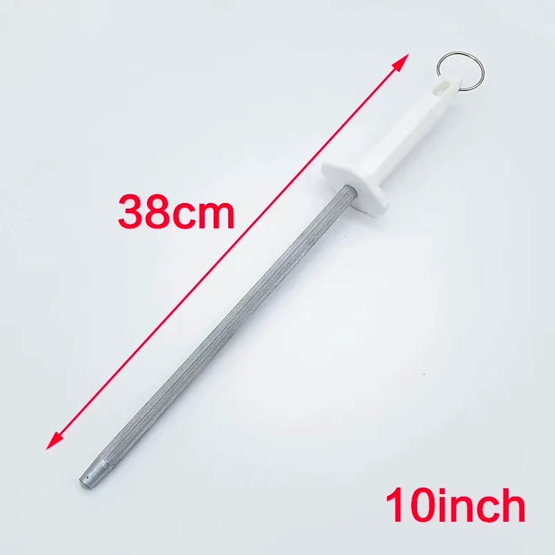 Diamond Sharpening Rod Tungsten Steel Carbon Steel Kitchen Gadgets Slaughterhouse Butcher Ceramic Household Knife Sharpener